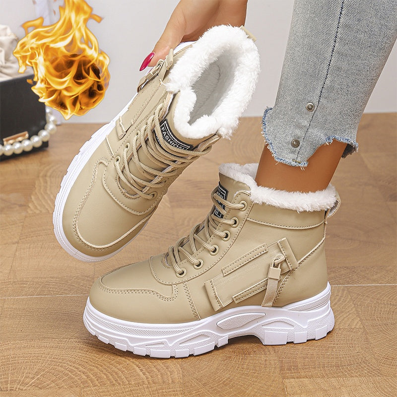 ❄️ 50% RABATT – nur heute! ❄️ Warme Damen-Winter-Stiefeletten mit Plüschfutter – bequem & kuschelig warm