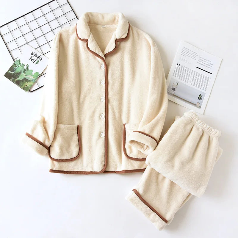 Conjunto de pijama de felpa Luna Velour