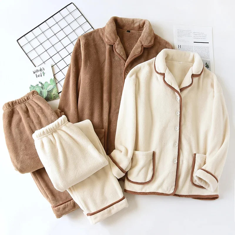 Conjunto de pijama de felpa Luna Velour