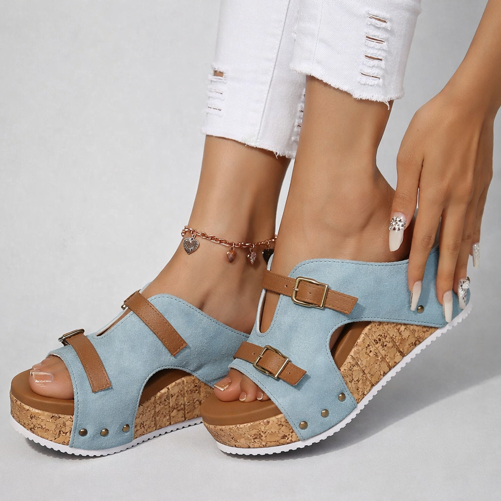 Sandalias de plataforma Estella