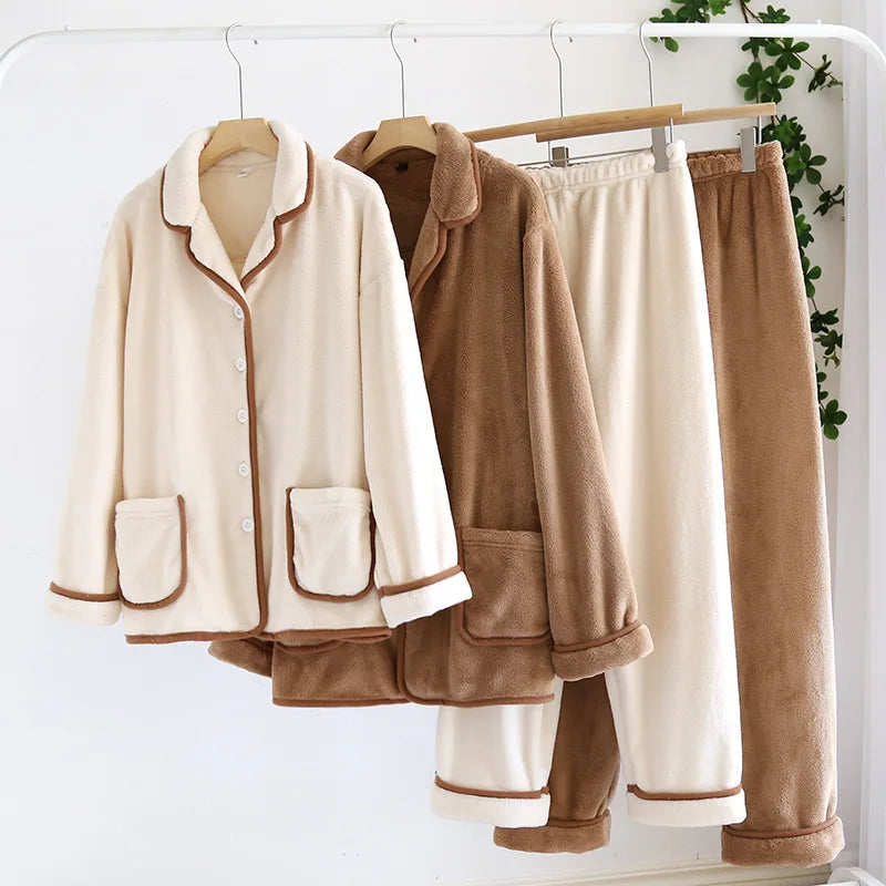 Conjunto de pijama de felpa Luna Velour