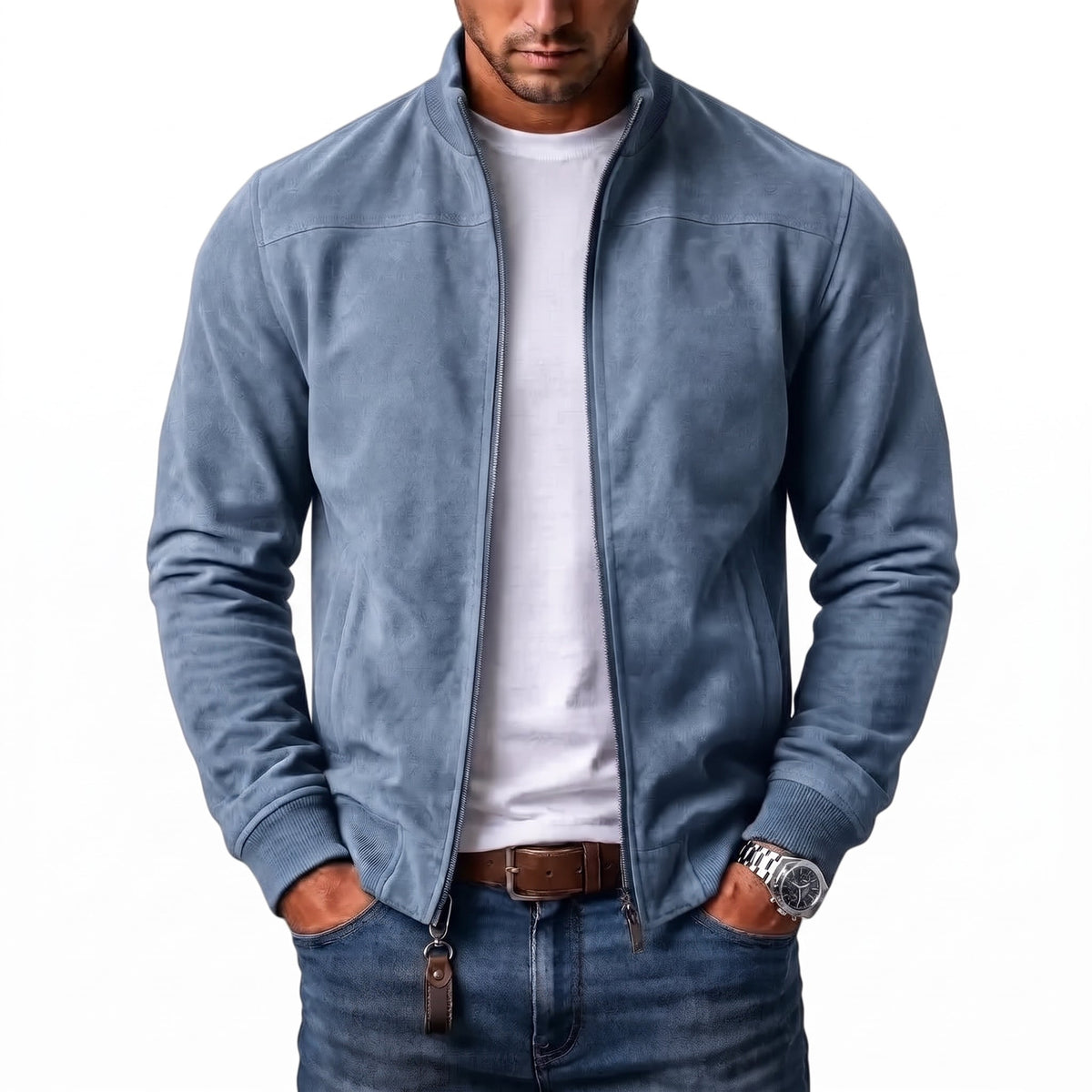 Carlos | Chaqueta Bomber de Ante