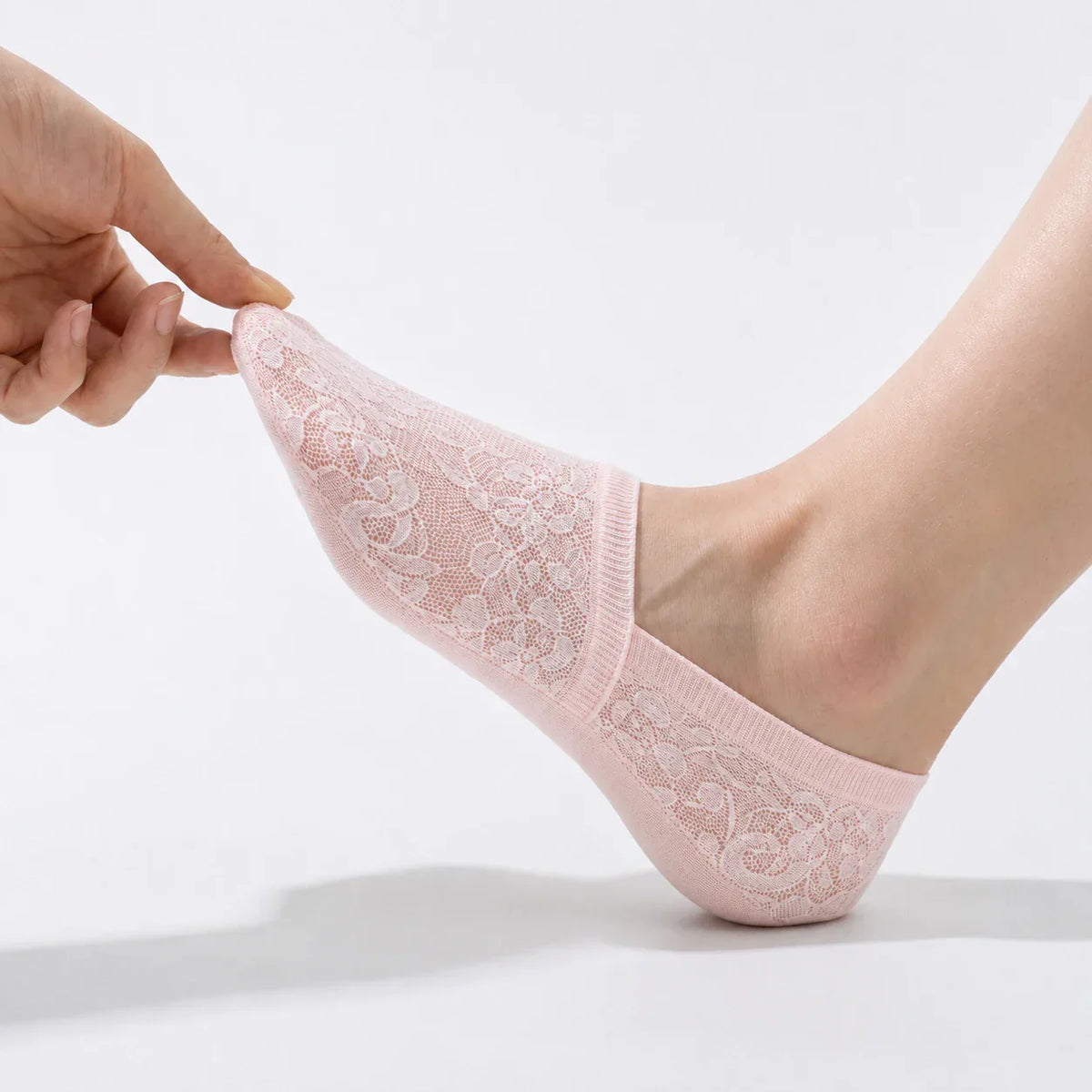 Calcetines de encaje «Floral Elegance»