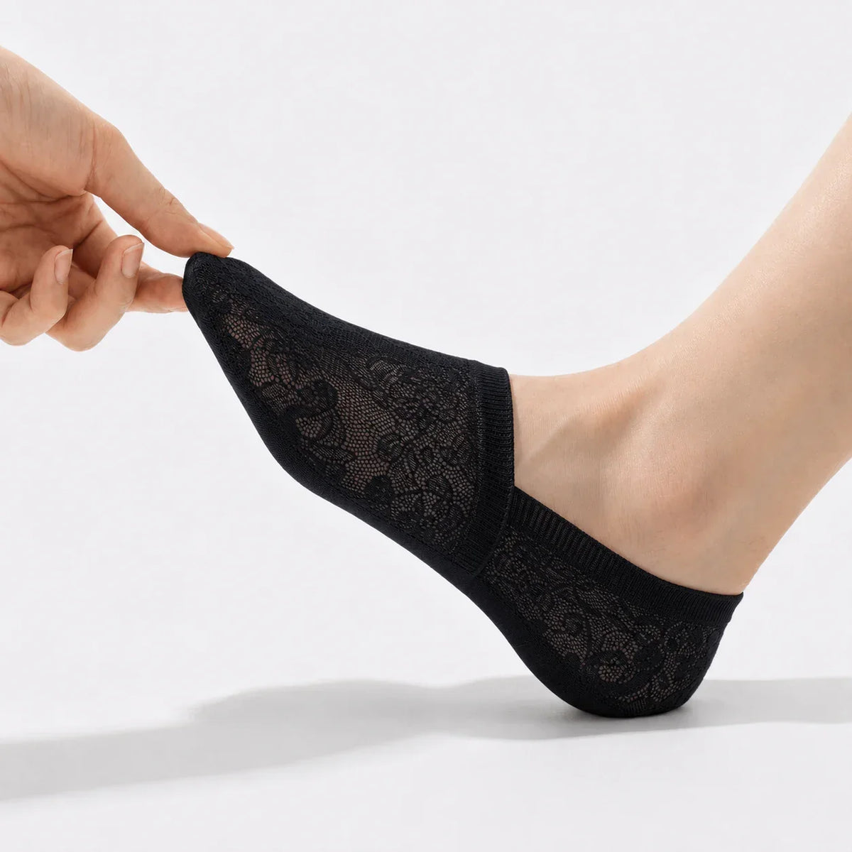 Calcetines de encaje «Floral Elegance»