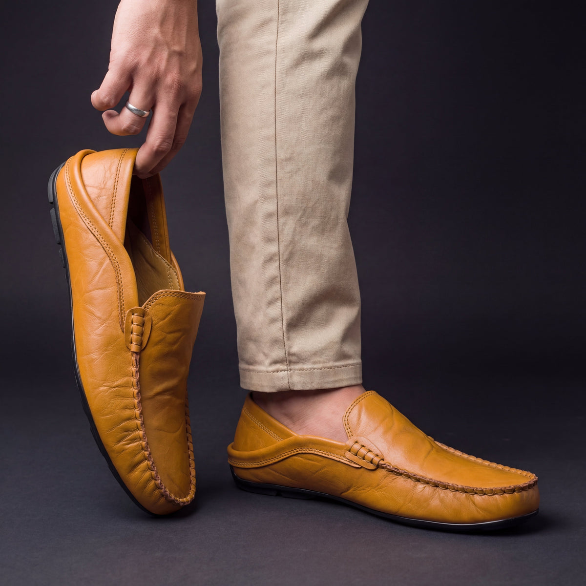 Mocasines de piel Montello