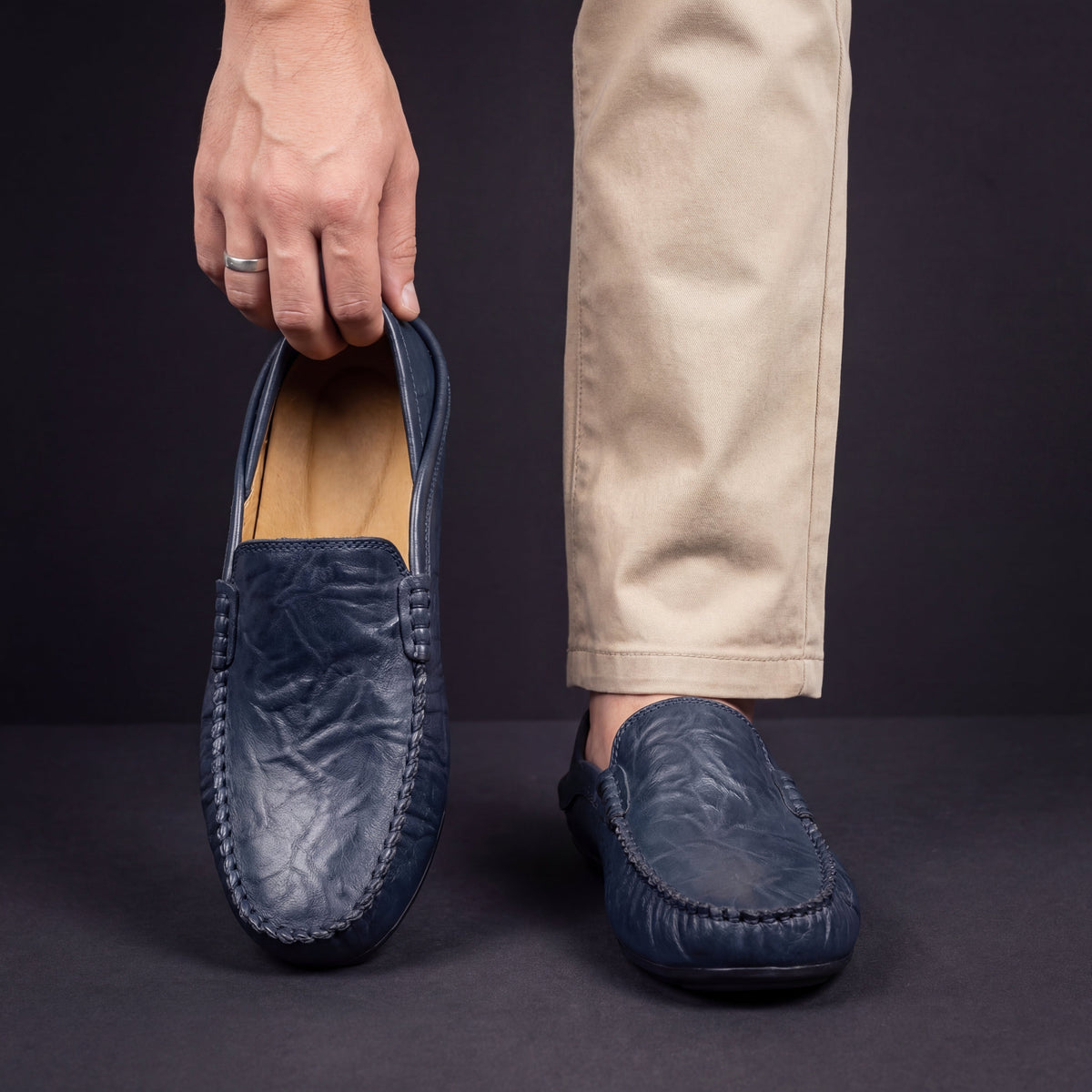 Mocasines de piel Montello