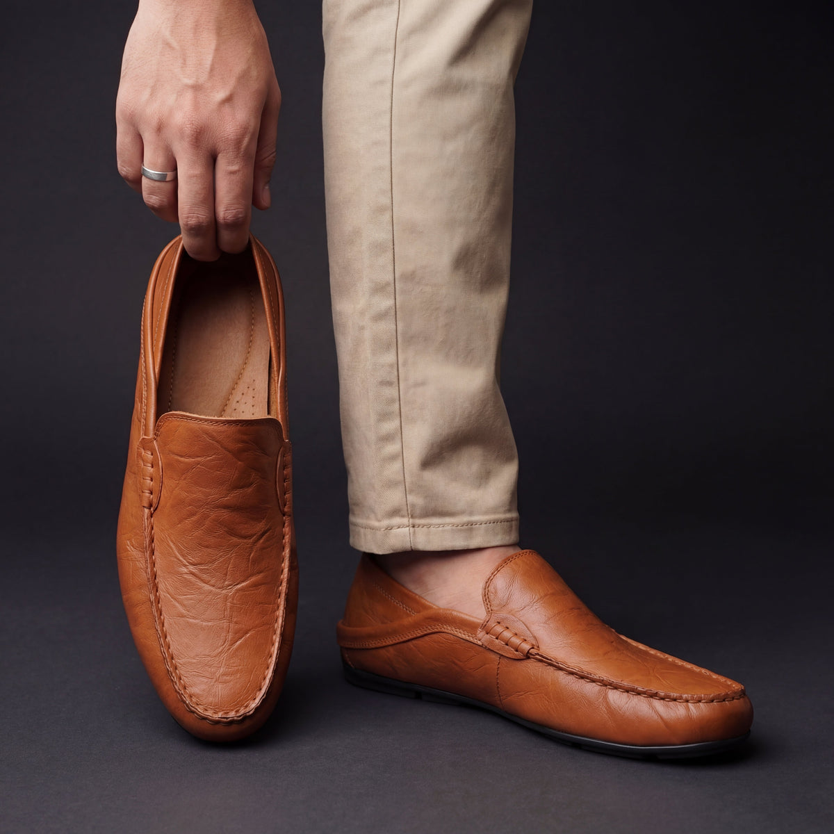 Mocasines de piel Montello