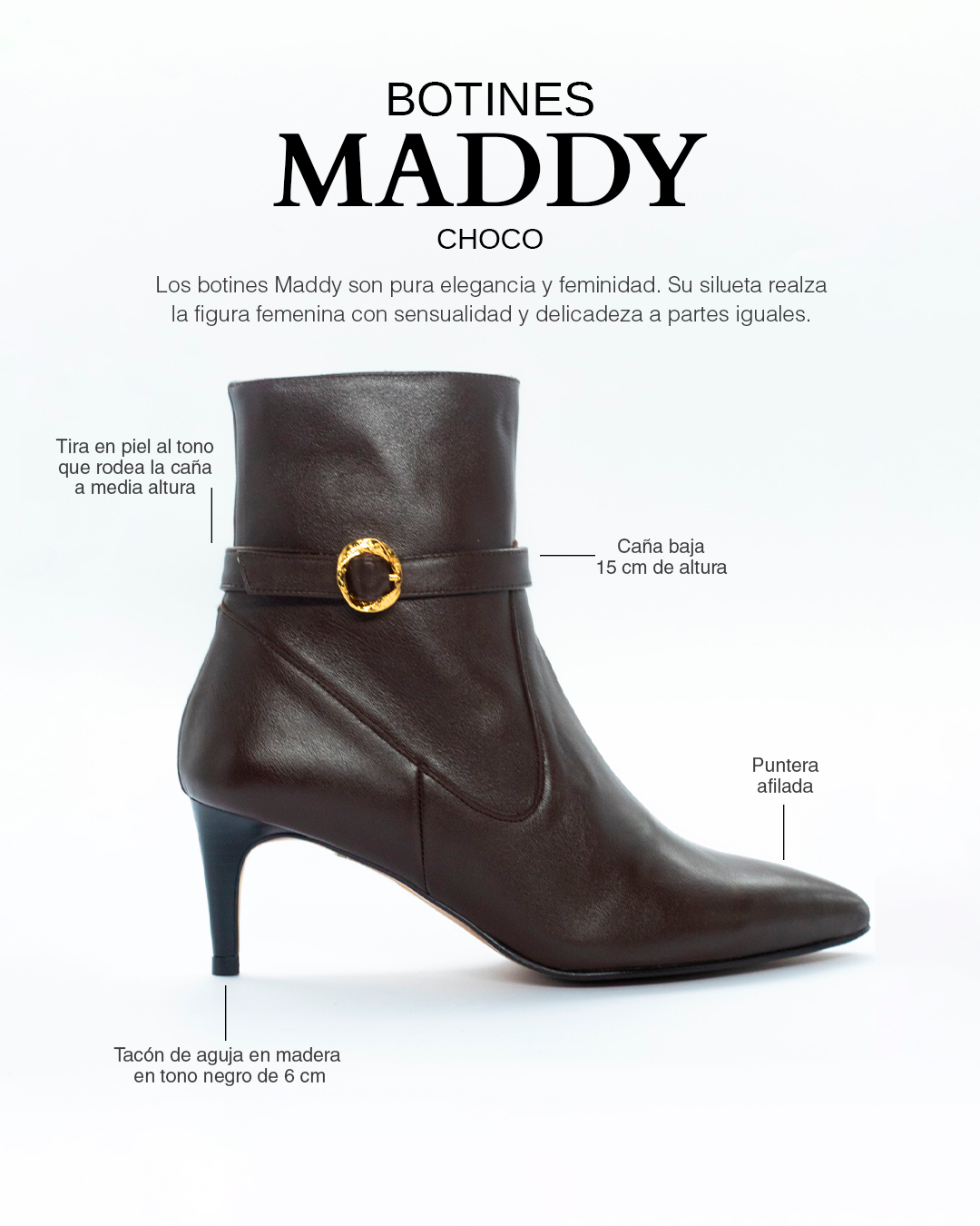 Botines Maddy Choco