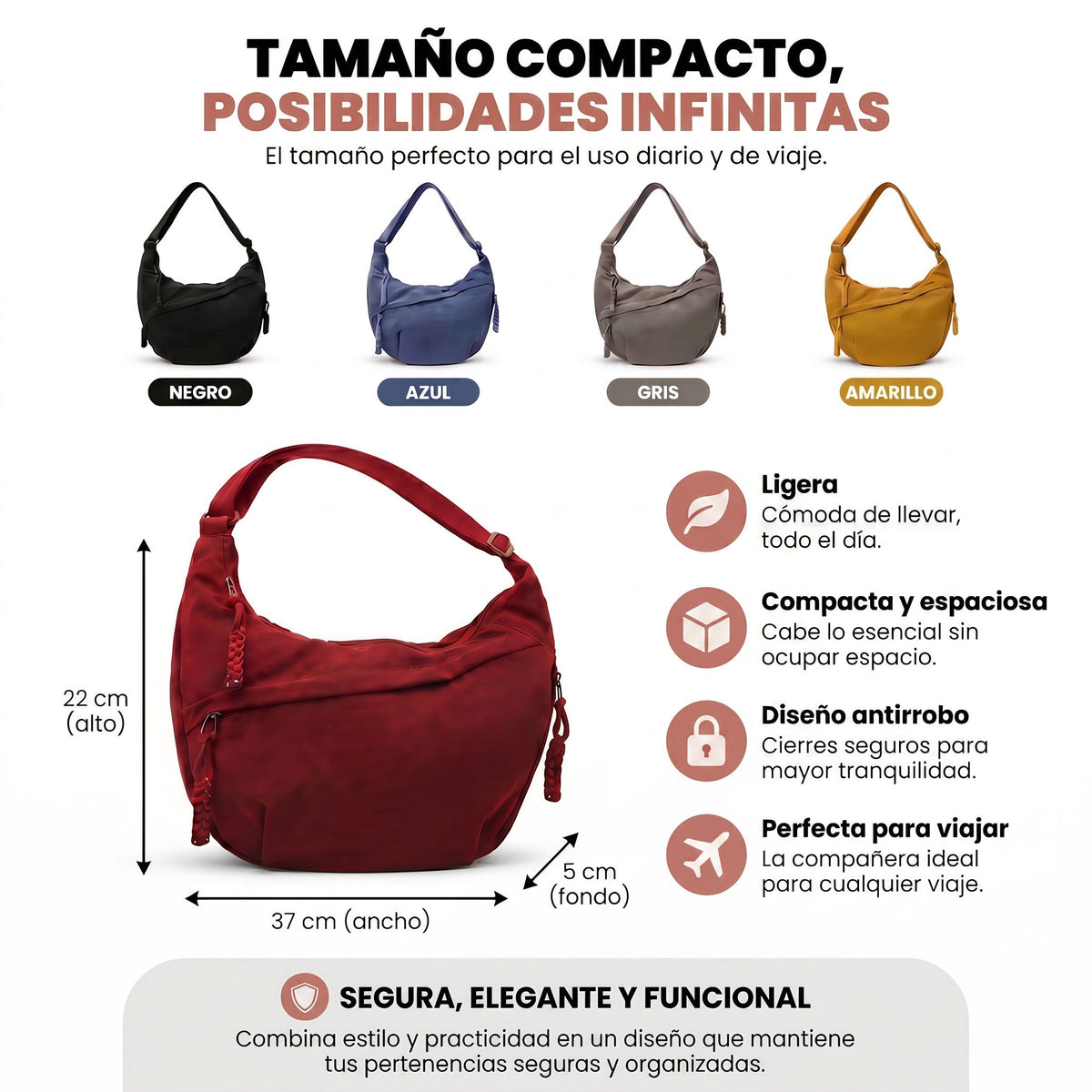 Luna | Bolso de Hombro