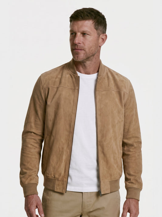 Carlos | Chaqueta Bomber de Ante